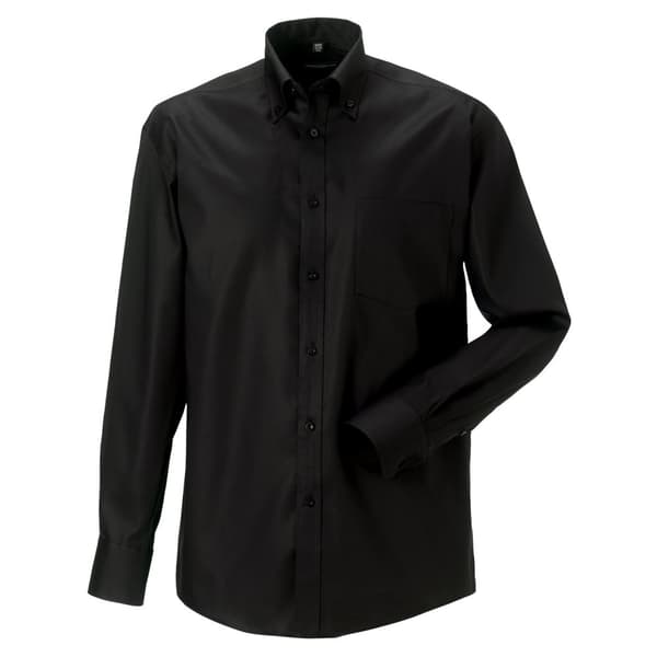 Russell Collection Langærmet Ultimate Non-Iron skjorte til mænd