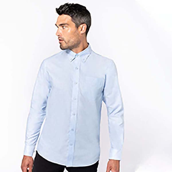 Kariban Mens Long Sleeve Easy Care Oxford Shirt