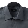 Pikkukuva 5 / 5: Russell Collection Mens Long Sleeve Poly-Cotton Easy Care Tailored Poplin Shirt