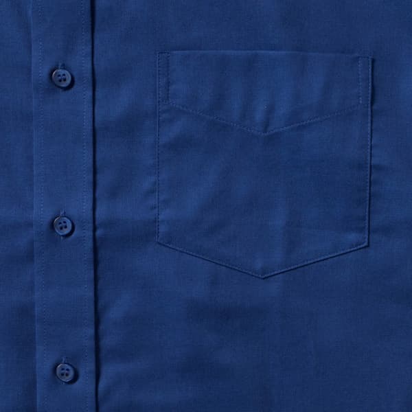 Russell Collection Mens Long Sleeve Easy Care Oxford Shirt