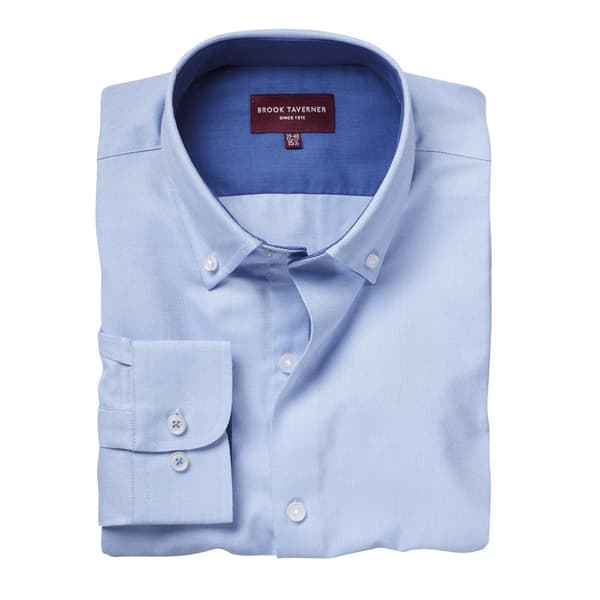 Brook Taverner Mens Toronto Long Sleeve Oxford Shirt