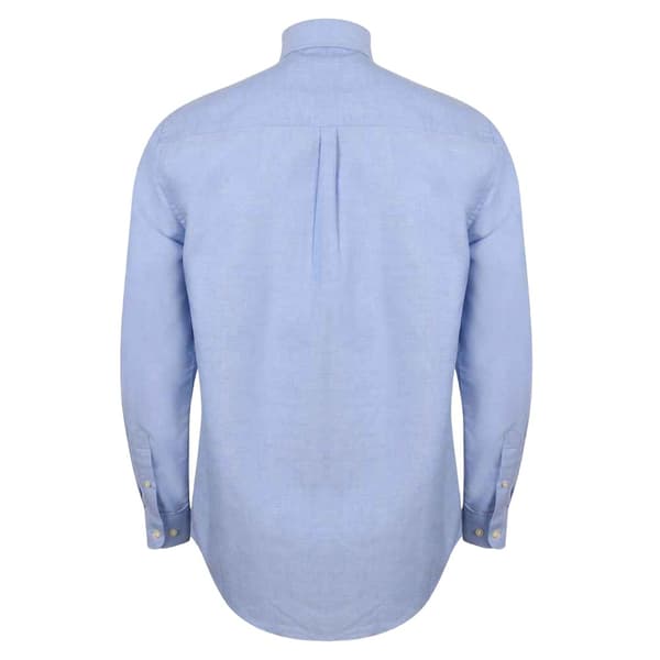 Henbury Mens Modern Long Sleeve Classic Fit Oxford Shirt