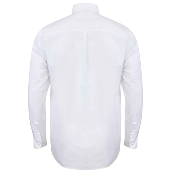 Henbury Modern långärmad Oxford-skjorta med klassisk passform för män