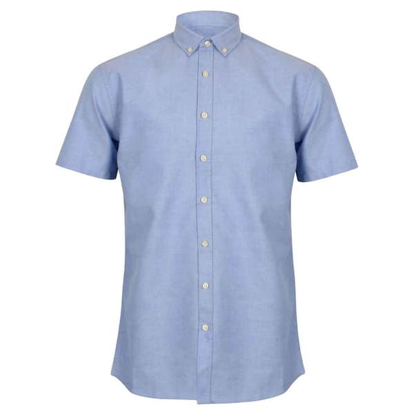 Henbury Modern kortärmad Oxford-skjorta för män