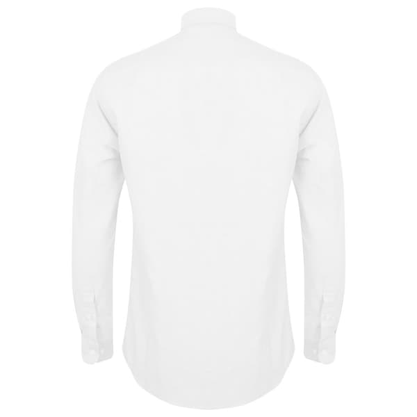 Henbury Mens Modern Long Sleeve Oxford Shirt