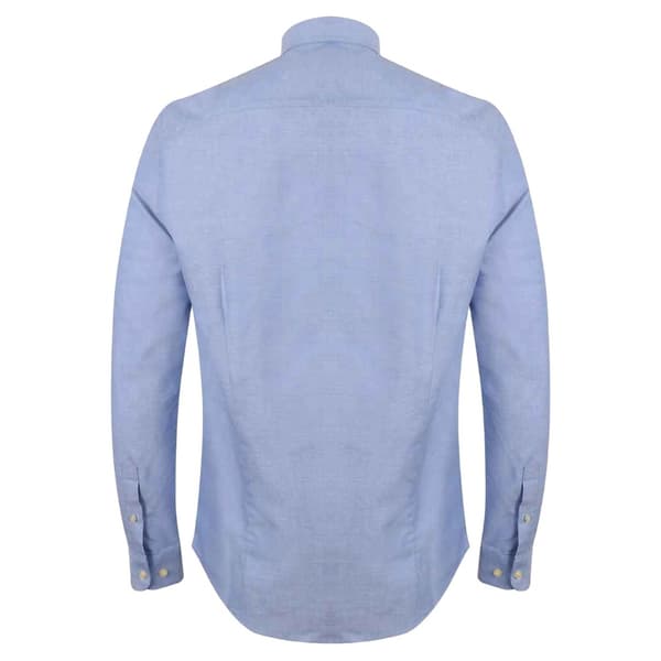 Henbury Mens Modern Long Sleeve Slim Fit Oxford Shirt