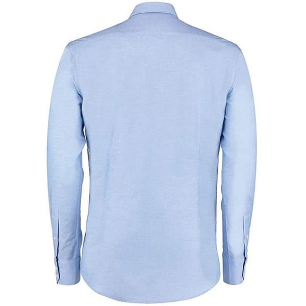Kustom Kit Mens Oxford Slim Long-Sleeved Shirt