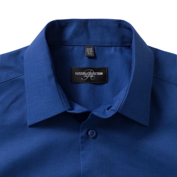 Russell Collection Oxford Easy-Care Tailored Shirt för män