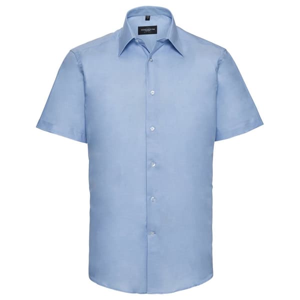 Russell Collection Oxford Easy-Care Tailored Shirt för män