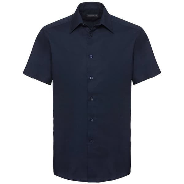 Russell Collection Oxford Easy-Care Tailored Shirt för män