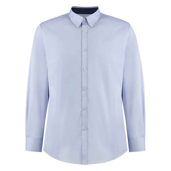 Kustom Kit Mens Premium Contrast Oxford formell skjorta