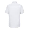 Miniatyrbilde 2 av 3: Russell Collection Mens Plain Oxford Easy-Care Short-Sleeved Shirt