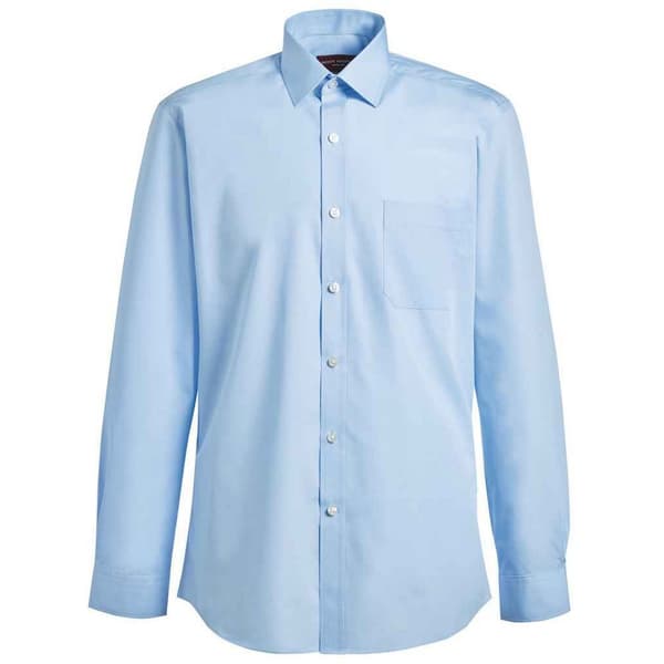 Brook Taverner Mens Rapino Poplin Long-Sleeved Formal Shirt