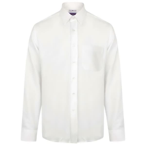 Henbury Mens Moisture Wicking Long-Sleeved Shirt