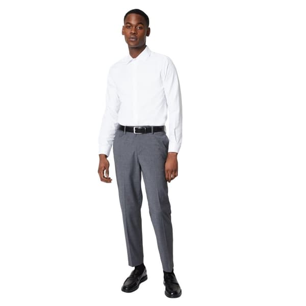 Burton Mens Herringbone Tailored Formal Shirt