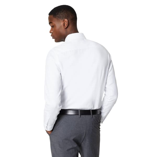 Burton Mens Herringbone Tailored Formal Shirt