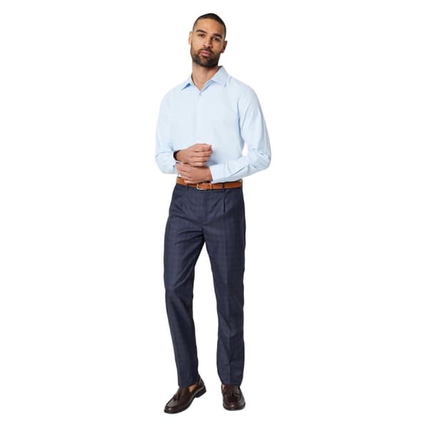 Burton Mens Herringbone Tailored Formal Shirt
