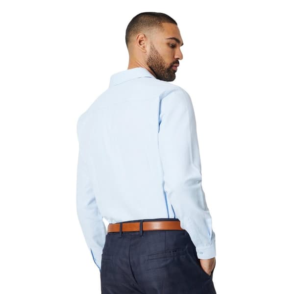 Burton Mens Herringbone Tailored Formal Shirt