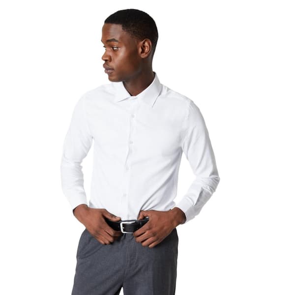 Burton Mens Herringbone Tailored Formal Shirt