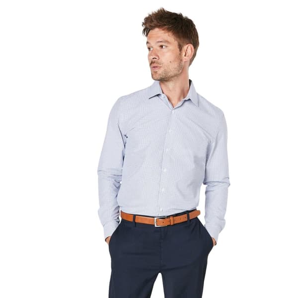 Burton Checked Easy-Iron Slim Formal skjorta för herrar