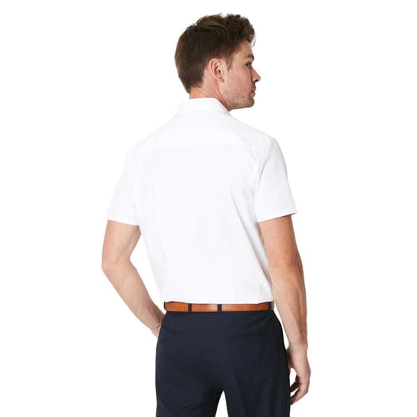 Burton Mens Easy-Iron Slim Short-Sleeved Formal Shirt