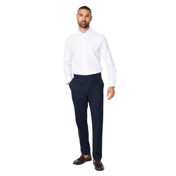 Burton Mens Oxford Easy-Iron Slim Shirt