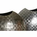 Miniatyrbild 2 av 3: Vas DKD Home Decor 37 x 14 x 33 cm Silvrig Gyllene Aluminium Modern (2 antal)