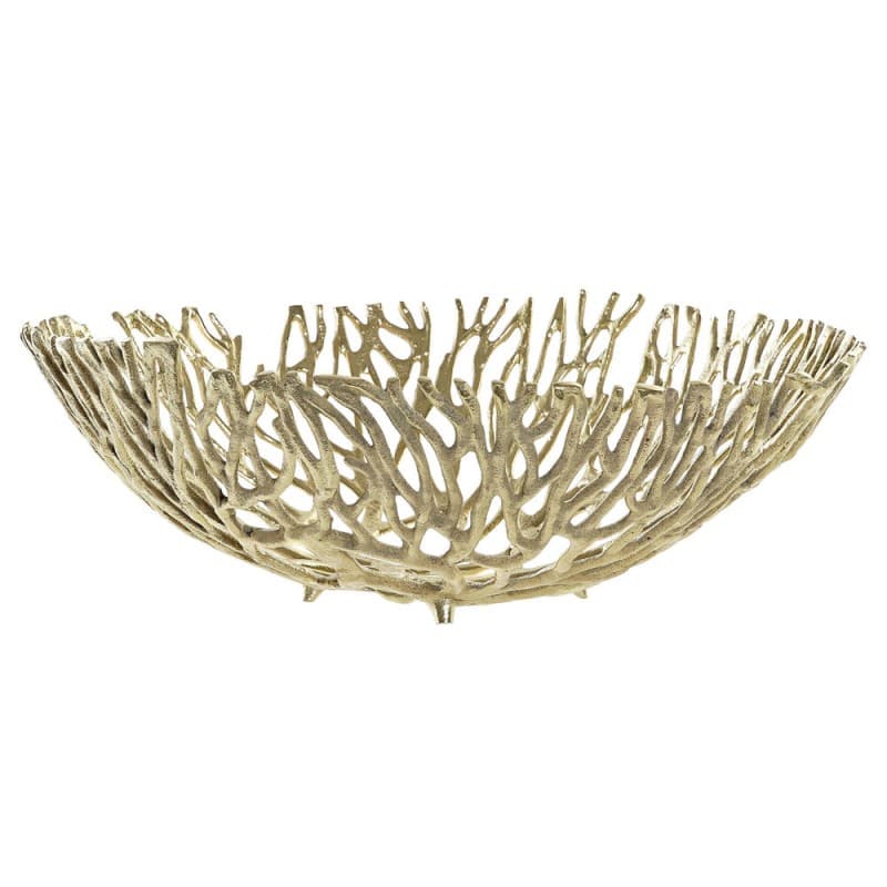 Bordsdekoration DKD Home Decor Korall Aluminium (41 x 41 x 14 cm)