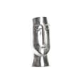 Miniatyrbild 1 av 3: Vas DKD Home Decor Ansikte Silvrig Aluminium Modern (17 x 16 x 36 cm)