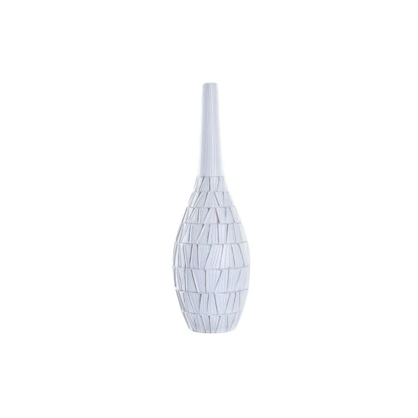 Vas DKD Home Decor Vit Harts Modern (19 x 19 x 60 cm)