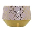 Miniatyrbild 3 av 3: Vas DKD Home Decor Porslin Rosa Gyllene Orientalisk (18 x 18 x 24 cm)