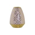 Miniatyrbild 1 av 3: Vas DKD Home Decor Porslin Rosa Gyllene Orientalisk (18 x 18 x 24 cm)
