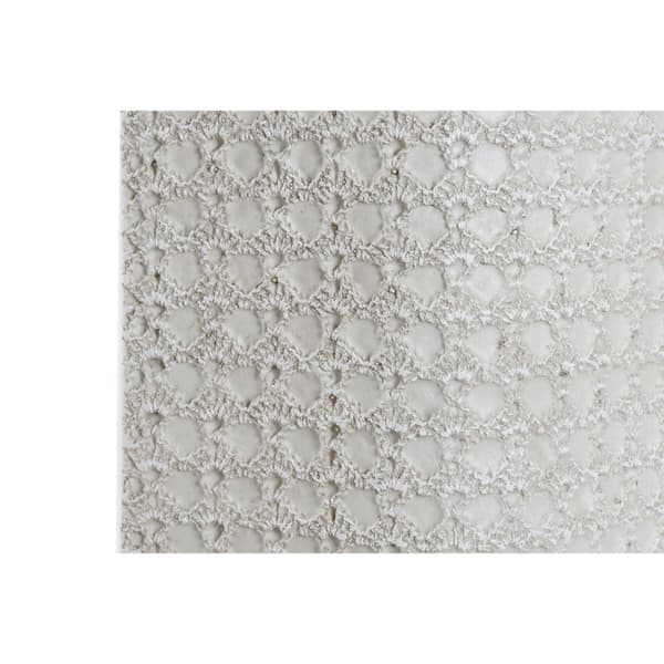 Vas DKD Home Decor 20 x 12 x 58 cm Vit Harts Modern