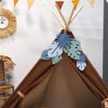 Miniatyrbild 3 av 4: Tropiskt blad i MDF trä 25 cm