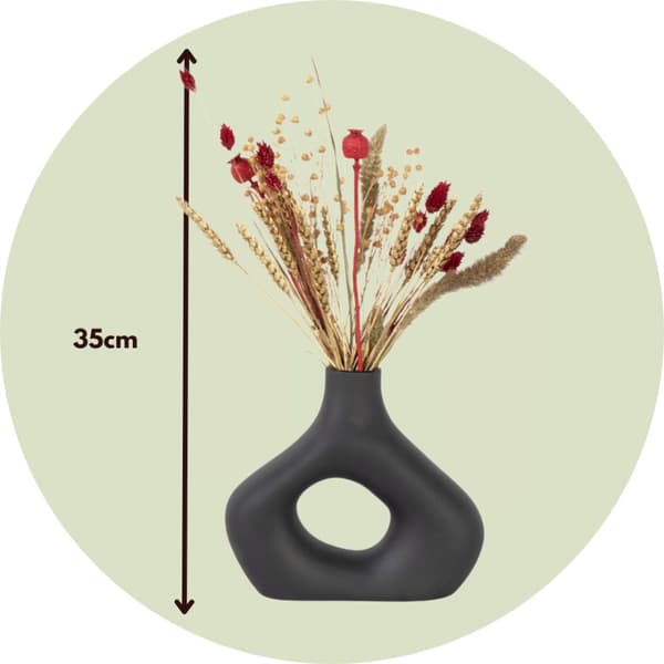 Bukett 'Vinter Glamour Blommar' - torkade blommor - Höjd 35 cm
