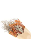 Miniatyrbilde 5 av 5: Tørket Blomsterbukett Oransje Naturlige Tørkede Blomster 65 cm Borddekorasjon