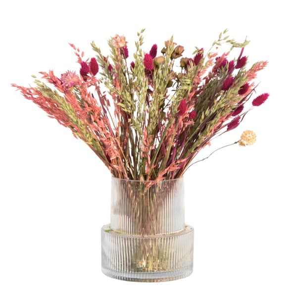 Buket 'Loose Fit Lady Bird' - Tørrede blomster - Højde 50cm