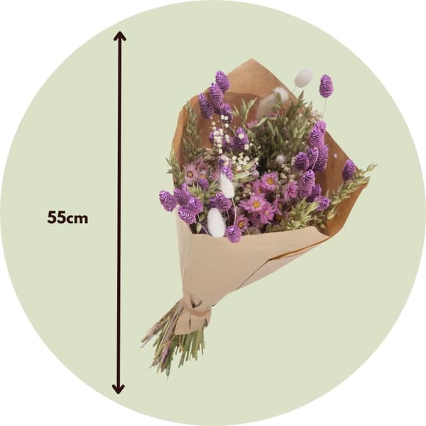 Tørrede blomster - Buket 'Trendy Pastel Palette' - Tørre blomster