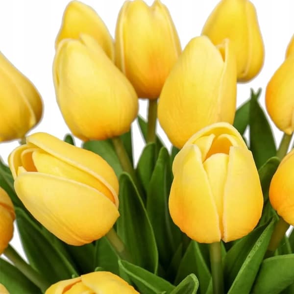 Skum Tulipaner Kunstige Blomster Naturtro 34 cm 9stk