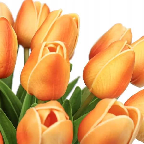 Skum Tulipaner Kunstige Blomster Naturtro 34 cm 9stk
