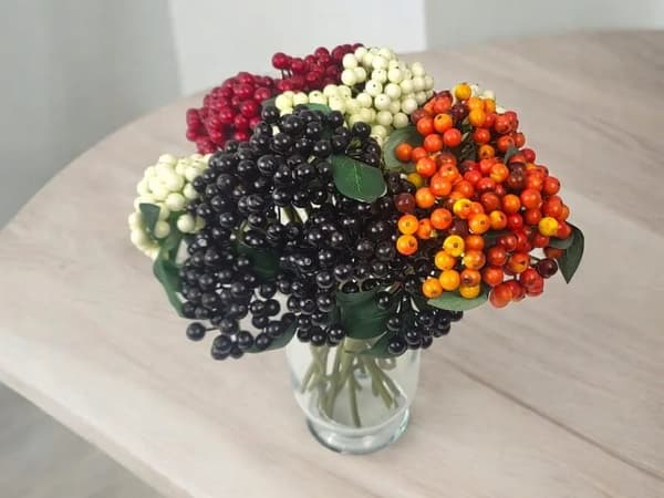 Kunstig Røngren Dekoration Frugt Efterår 30 cm