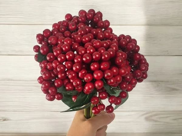 Kunstig Røngren Dekoration Frugt Efterår 30 cm