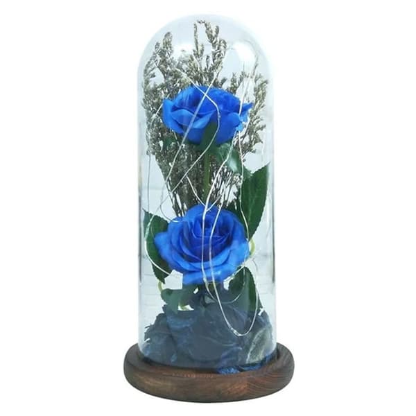 TD® Eternal flower ge mors dag present glasgirlang med rose love rose flower mamma present till födelsedag mamma da