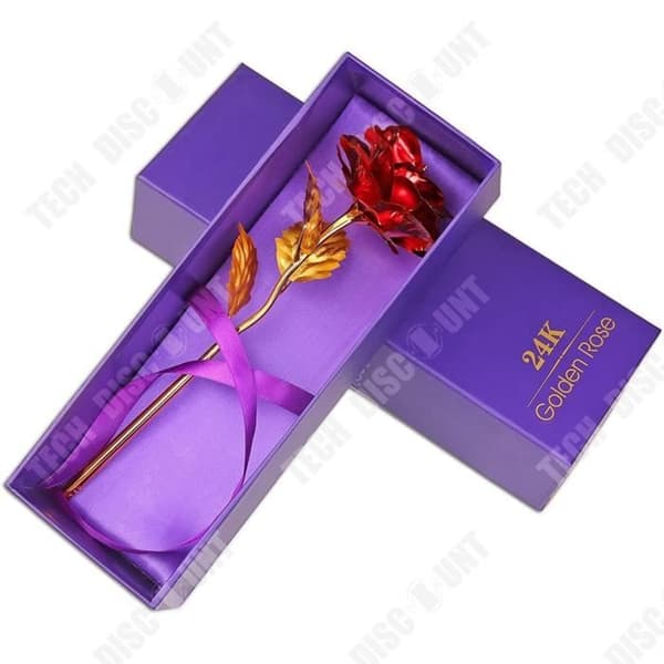 TD® 24K guldfolie roséguld roséguldfolierosa presentförpackning Alla hjärtans dag julklapp
