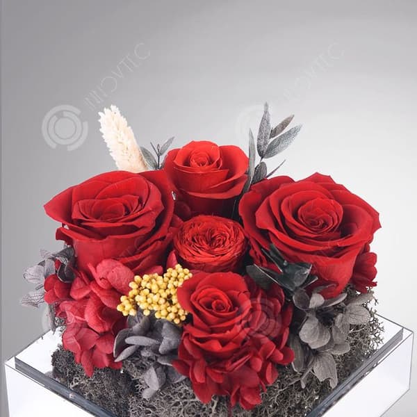 INN® Eternal Flower Rose Akryl Heminredning Julklapp Alla hjärtans dag present Födelsedagspresent