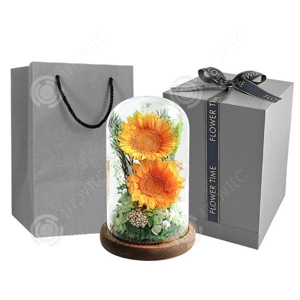 INN® Sunflower Flower Drink Cover för seniorer, lärare, födelsedagar och helgdagar