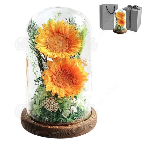INN® Sunflower Flower Drink Cover för seniorer, lärare, födelsedagar och helgdagar