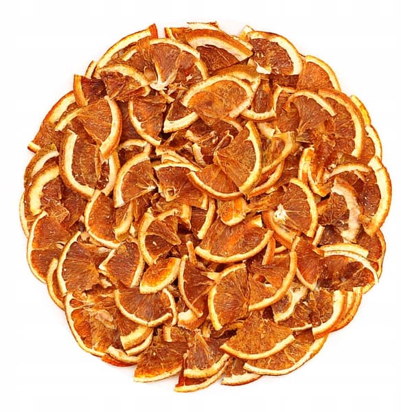 Syötävät appelsiinineljännekset - joulukuivattuja - 50g