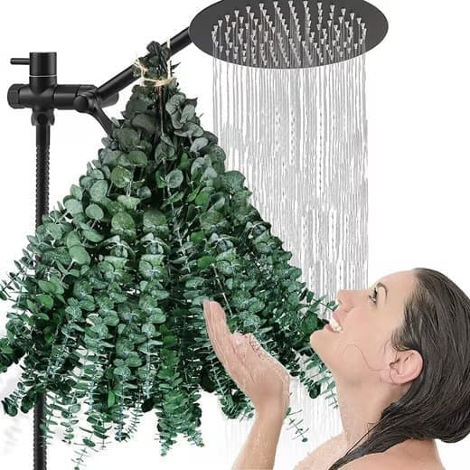 Keinotekoinen kukkakimppu Eukalyptus kuivattu 43 cm - 20kpl-Luonnolliset kuivatut kukat häihin ja kodin sisustukseen
