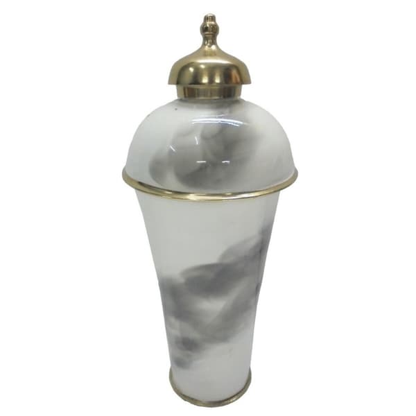 Vas DKD Home Decor Gyllene Aluminium Dvobarvna Järn Modern (17 x 17 x 41 cm)
